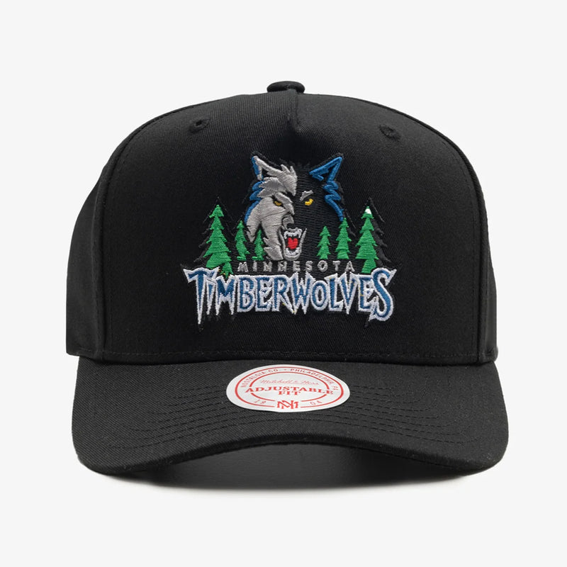 Minnesota Timberwolves Team Colour Logo MPV Snapback Cap by Mitchell & Ness - new