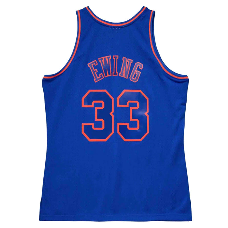 New York Knicks 1996-97 Patrick Ewing Hardwood Classics Swingman Jersey by Mitchell & Ness - new