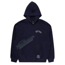 New York Yankees Classic Crest hoodies MLB True Blue By Majestic - new