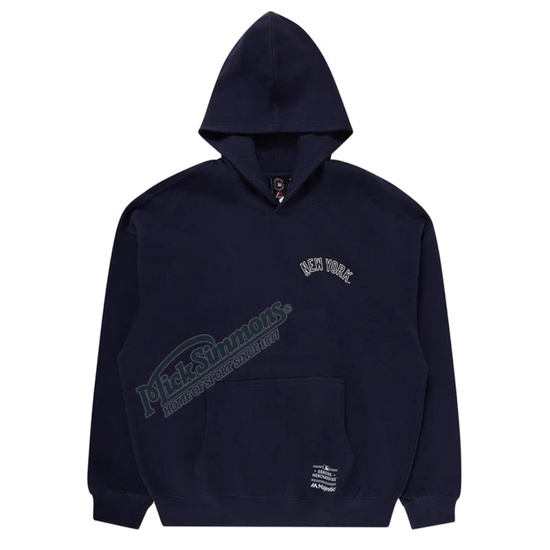 New York Yankees Classic Crest hoodies MLB True Blue By Majestic - new
