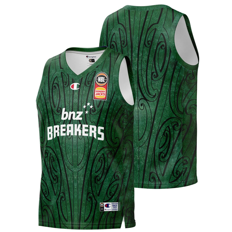 New Zealand Breakers 2023/24 Indigenous Round Neck Mens Jersey NBL Basketball by Champion - new