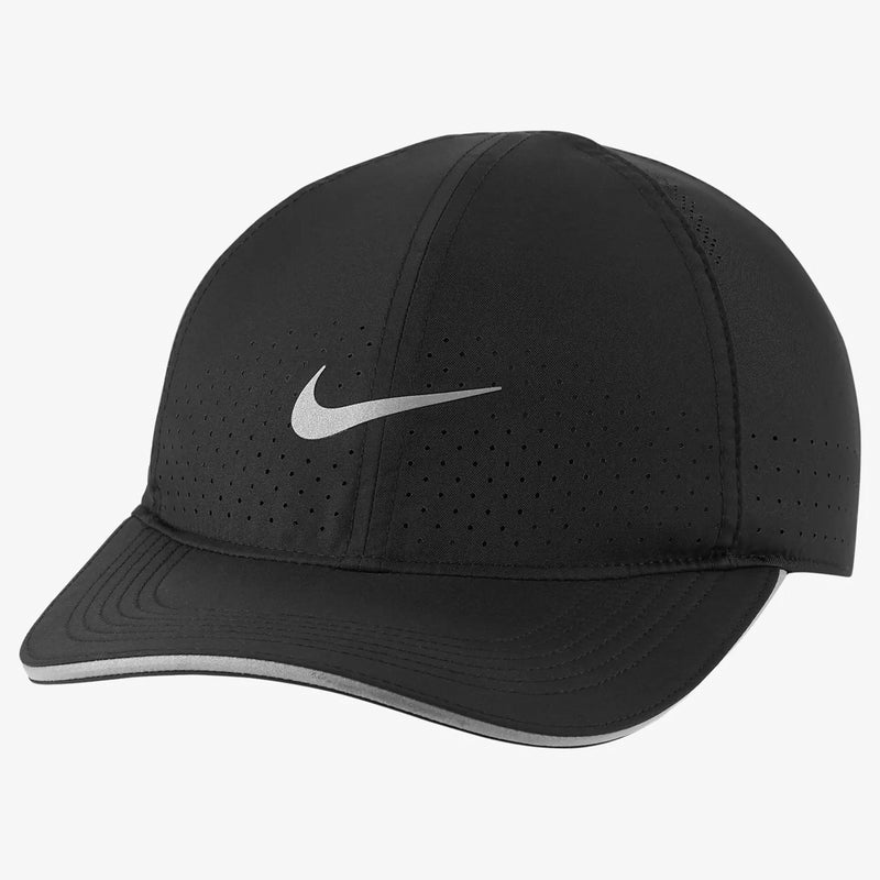 Nike Dri-FIT Aerobill Featherlight Perforated Running Cap by Nike Black - new
