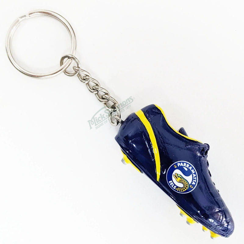 NRL Rugby League Football Boot PVC Keyring Keychain - new