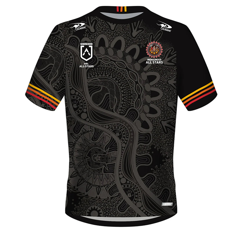 NRL Indigenous All Stars 2024 Kids Training T-Shirt NRL Rugby League by Classic - new