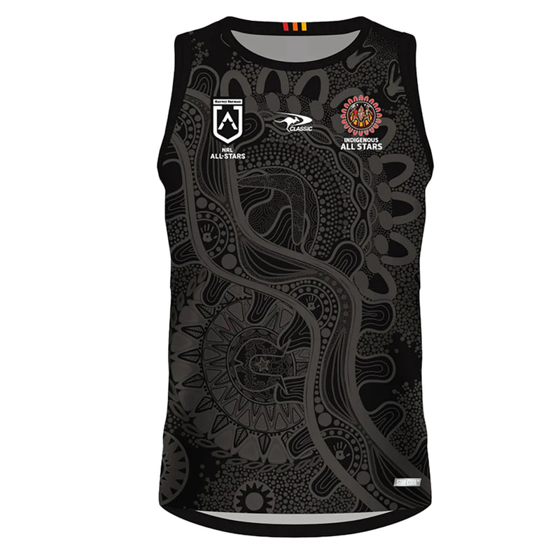 NRL Indigenous All Stars 2024 Men's Training Singlet NRL Rugby League by Classic - new