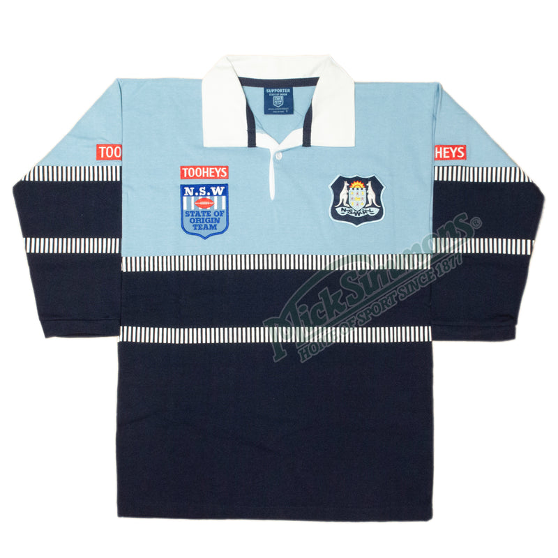 NSW Blues 1997 Men's State of Origin NRL Vintage Retro Heritage Rugby League Jersey Guernsey