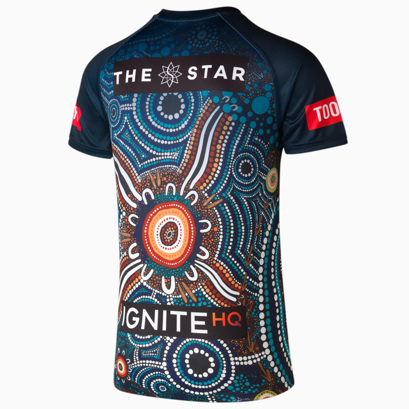NSW Blues 2023 Men's State of Origin Indigenous Training Jersey NRL Rugby League by Puma - new