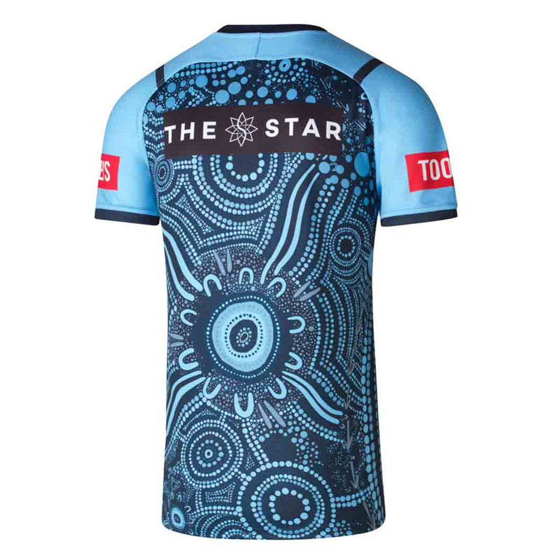 NSW Blues 2024 Men's State of Origin Indigenous Training Jersey NRL Rugby League by Puma - new