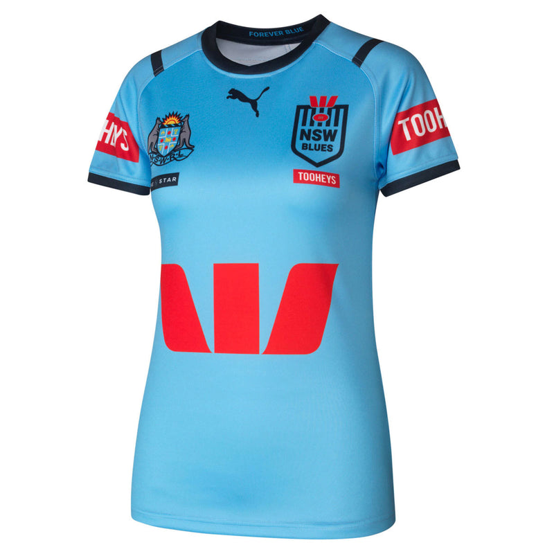 NSW Blues 2024 Women's Home Jersey State of Origin Rugby League NRL Rugby League by Puma - new