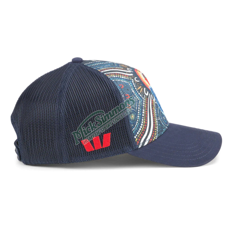 NSW Blues State of Origin  Indigenous Valin Cap Navy NRL Rugby League by American Needle - new