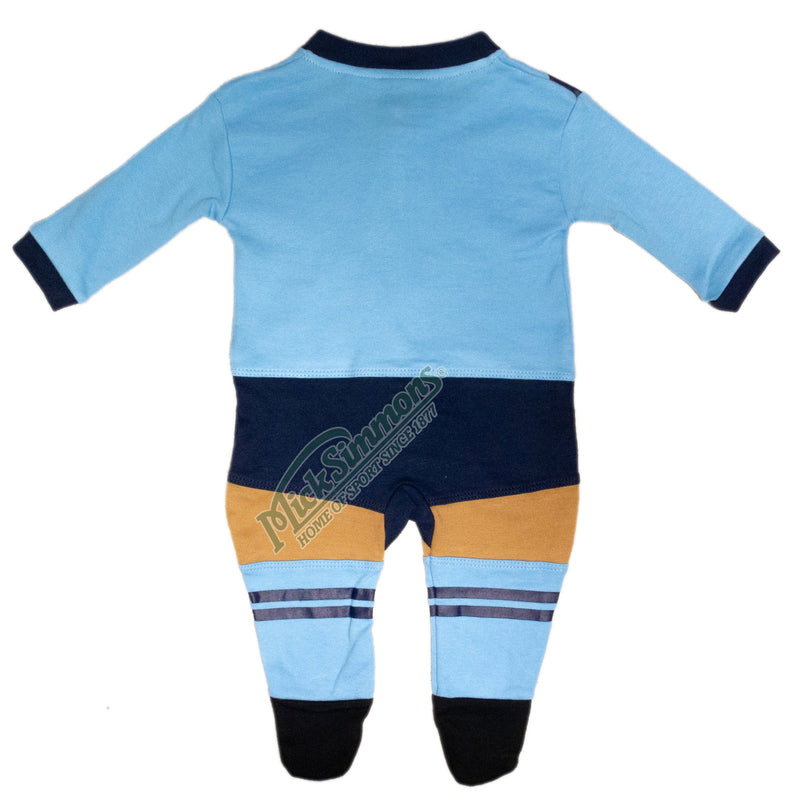 NSW Blues State Of Origin NRL Footysuit Romper Kids Baby Infants Suit - new