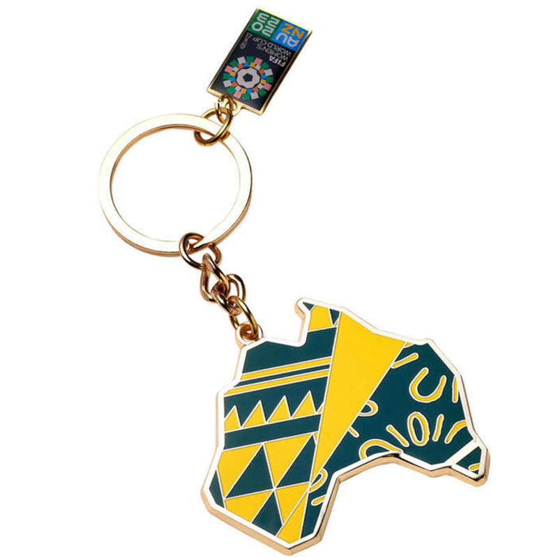 Official FIFA Women's World Cup 2023 Australian Map Keyring Soccer Football - new