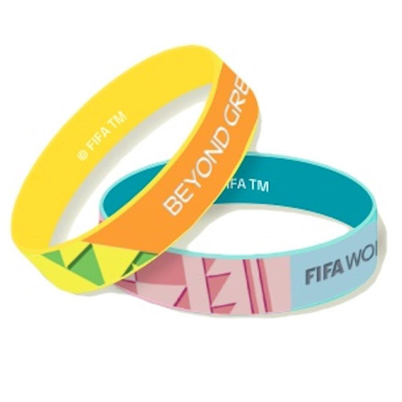 Official FIFA Women's World Cup 2023 Wristband 2 Pack Soccer Football - new