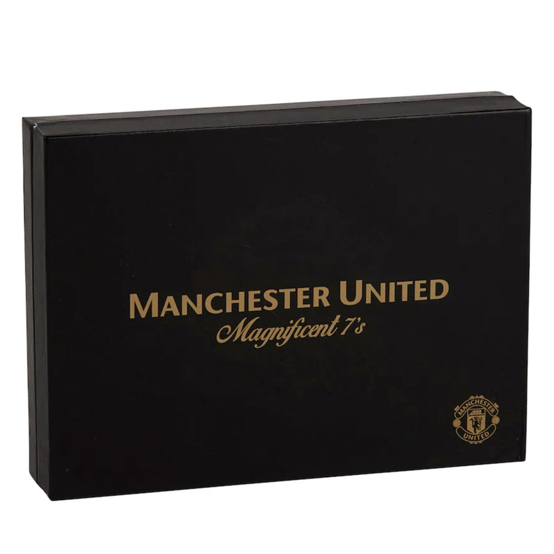 Official Manchester United FC Magnificent 7 Badge Set Metal Logo Pin Badge - new