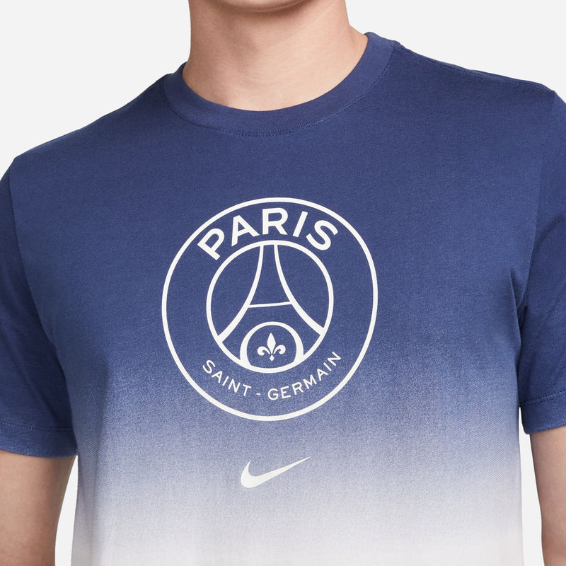 Official PSG Paris Saint-Germain PSG M NK CREST Logo T-Shirt by Nike - new