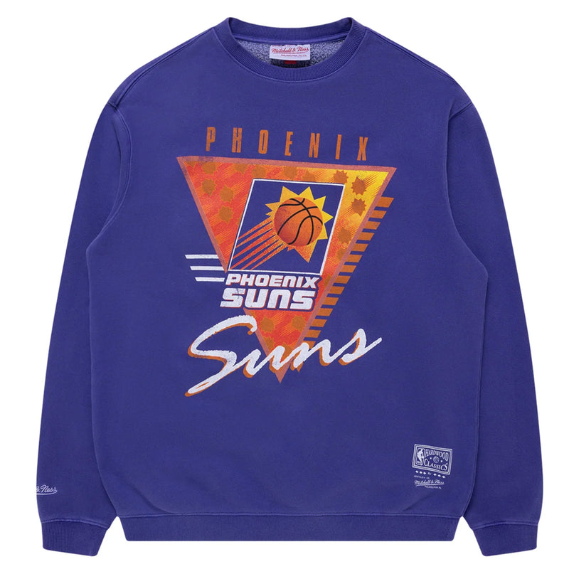 Phoenix Suns LOGO Crew Long Sleeve Sweatshirt by Mitchell & Ness - new