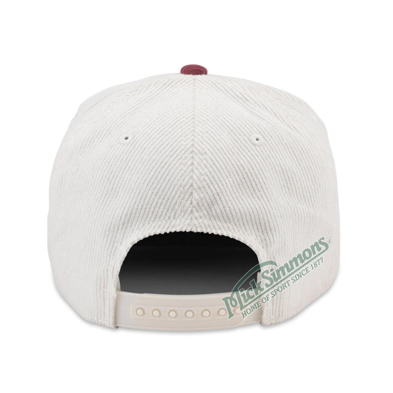 Queensland Maroons State of Origin Retro Corduroy Ivory Cap NRL Rugby League by American Needle - new