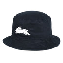 South Sydney Rabbitohs NRL Adult Bucket Hat Rugby league Black By RT Headwear - new