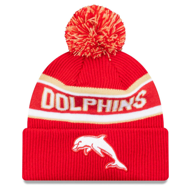 Redcliffe Dolphins Official Team Colors Beanie NRL By New Era - new