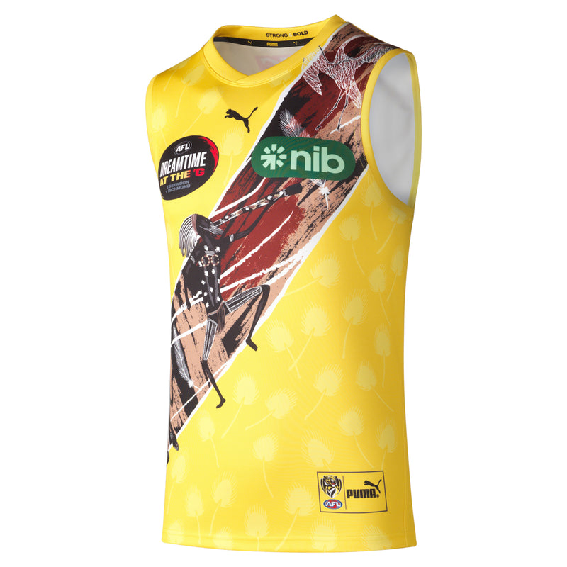 Richmond Tigers AFL 2023 Indigenous Dreamtime Men's Home Jersey Guernsey - new