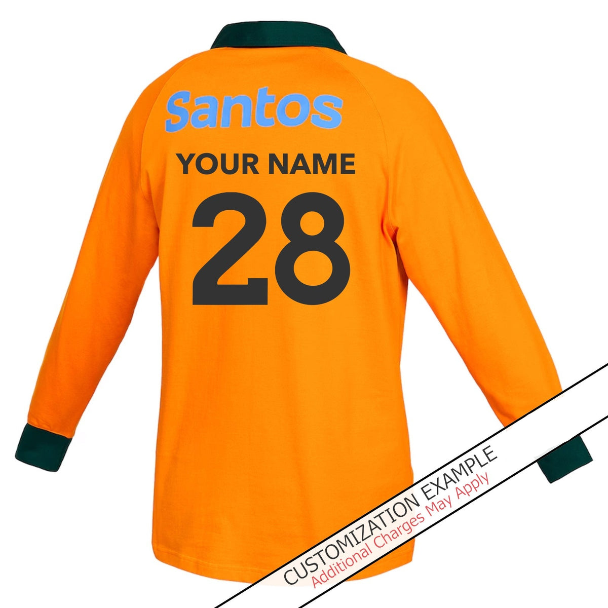 Wallabies Official Mens Traditional Long Sleeve Jersey Rugby Union