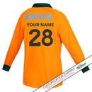 Wallabies 2024  Official Mens Traditional Long Sleeve Jersey Rugby Union by Asics - new