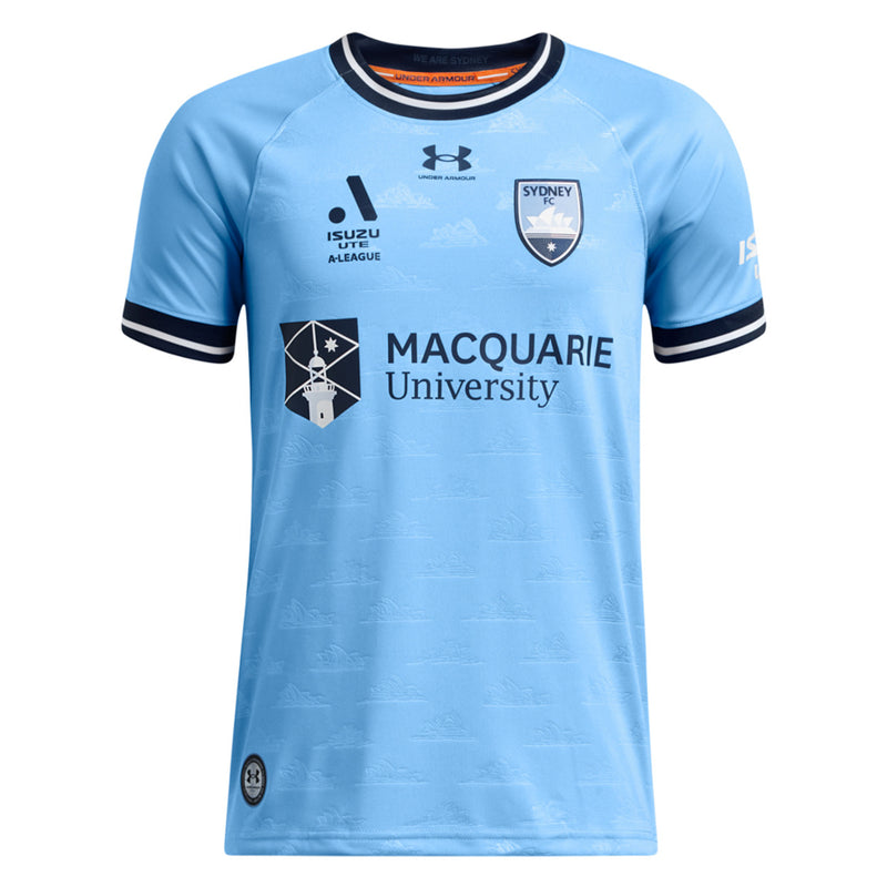 Sydney FC 2024/25 Kid's Replica Home Jersey Football Soccer by Under Armour - new