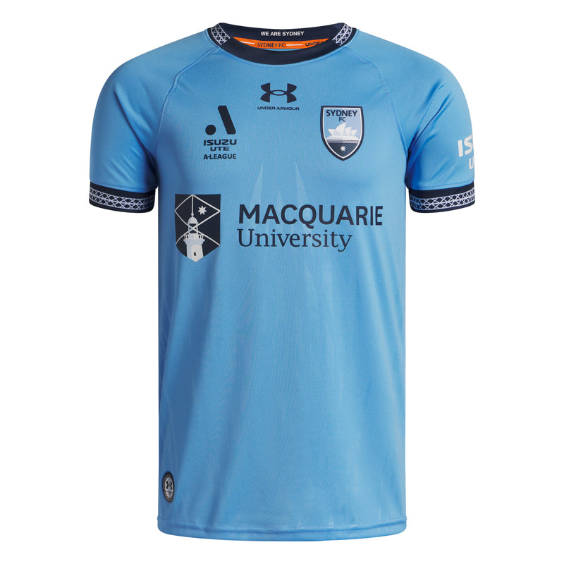 Sydney FC 2025/26 Kid's Replica Home Jersey Football Soccer by Under Armour - new