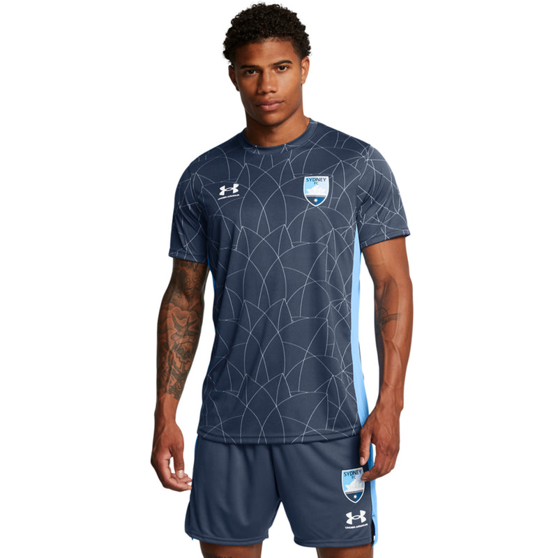 Sydney FC Men's 2024/25 Challenger Training T-Shirt Football Soccer by Under Armour - new