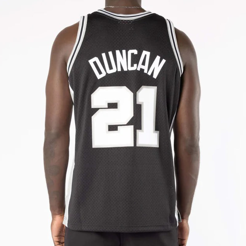 San Antonio Spurs 1998-99 Tim Duncan Hardwood Classics Swingman Jersey by Mitchell & Ness - new