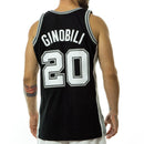 San Antonio Spurs 2002-03 Manu Ginobili Hardwood Classics Swingman Jersey by Mitchell & Ness - new