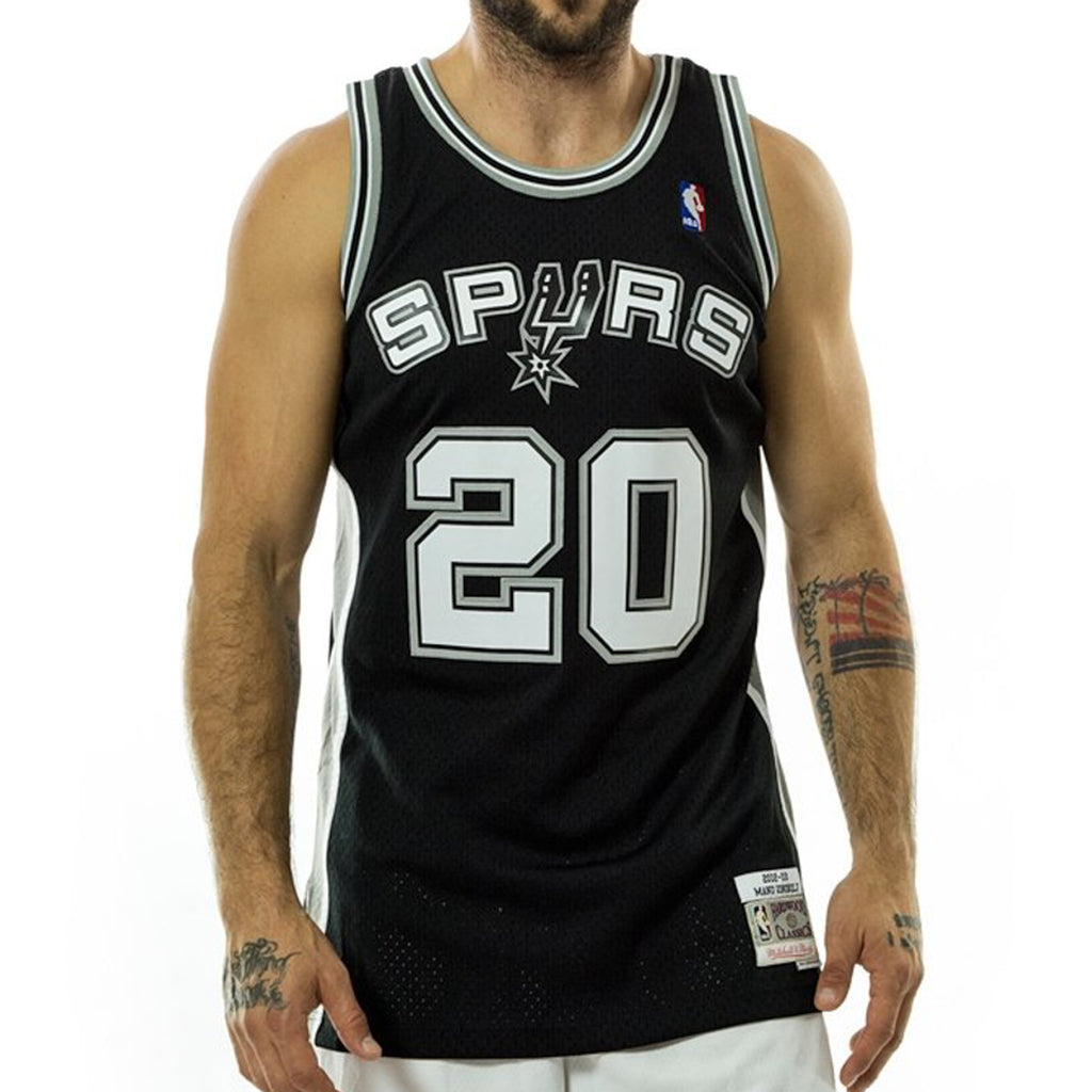 Mitchell and Ness swingman jersey San Antonio Spurs Manu Ginobili 200-03  black / white / silver