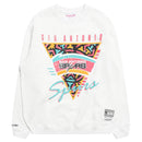 San Antonio Spurs LOGO Crew Long Sleeve Sweatshirt by Mitchell & Ness - new
