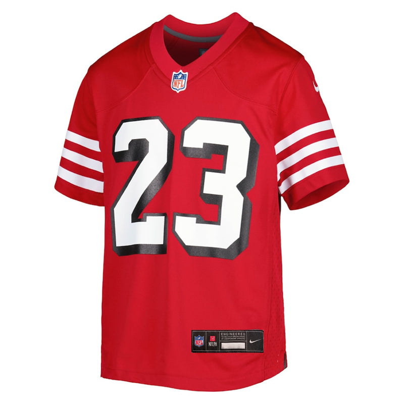 San Francisco 49ers Official Christian McCaffrey Game Alternate Jersey NFL by Nike