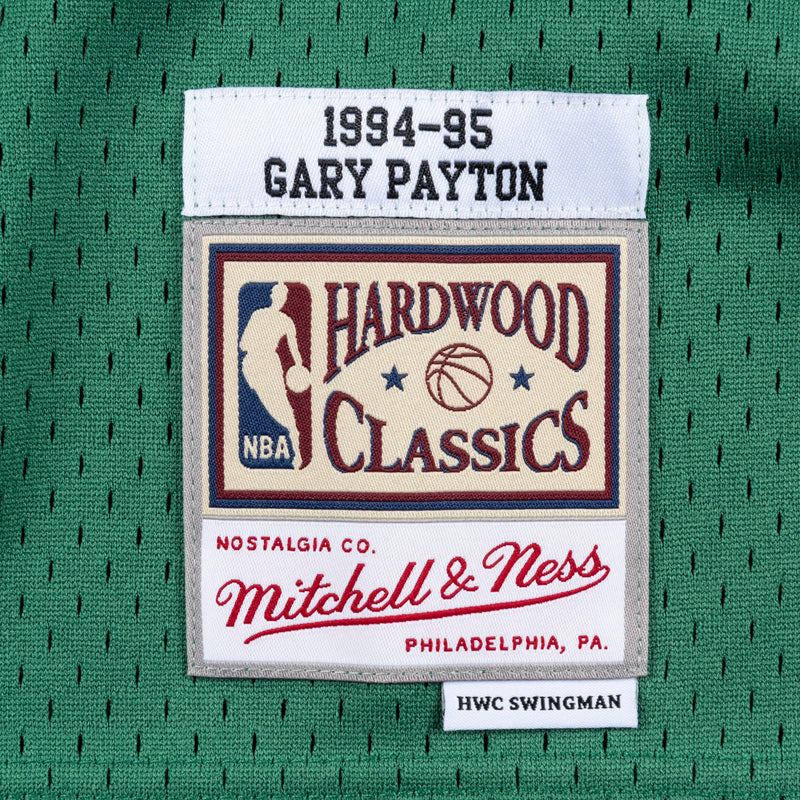 Seattle SuperSonics 1995-96 Gary Payton Road Hardwood Classics Swingman Jersey by Mitchell & Ness - new