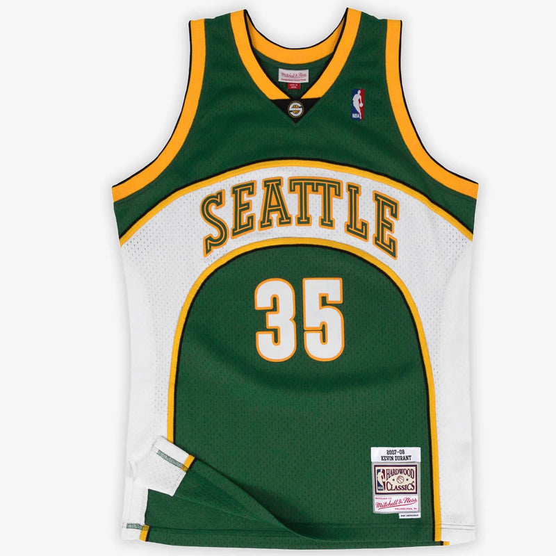 Seattle Supersonics 2007-08 Kevin Durant Hardwood Classics Swingman Jersey by Mitchell & Ness - new