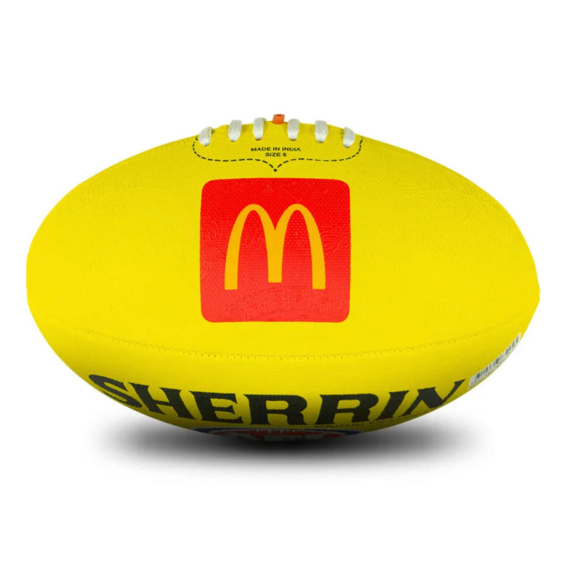 Sherrin AFL Synthetic Ball Size 1 - Yellow - new