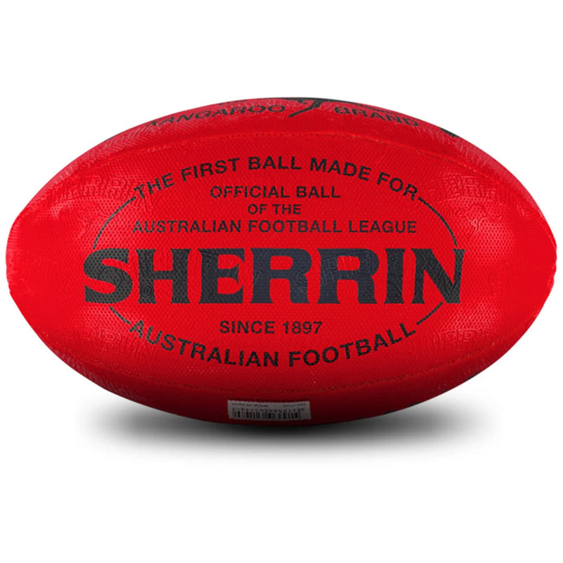 Sherrin AFL Synthetic Size 1 Ball - Red - new