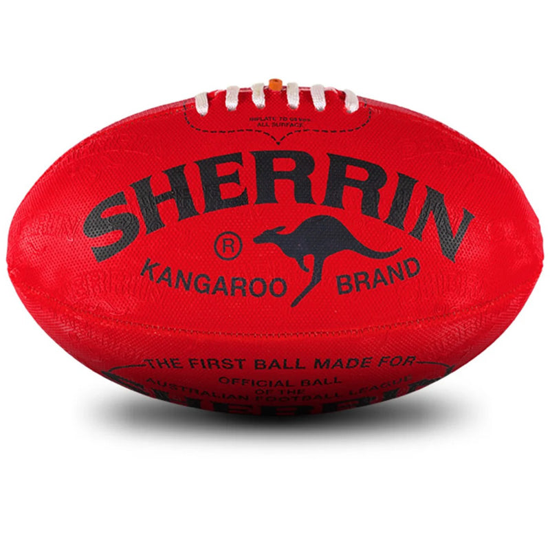 Sherrin AFL Synthetic Size 1 Ball - Red - new