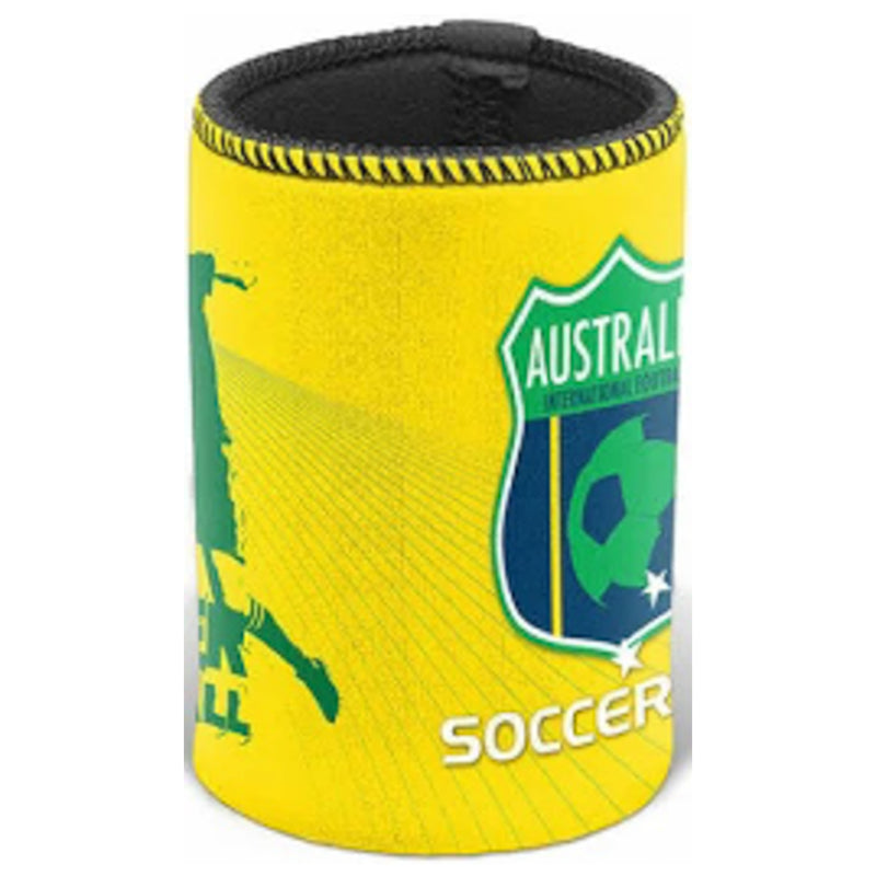Socceroos Can Cooler Stubby Holder Rootball Soccer - new