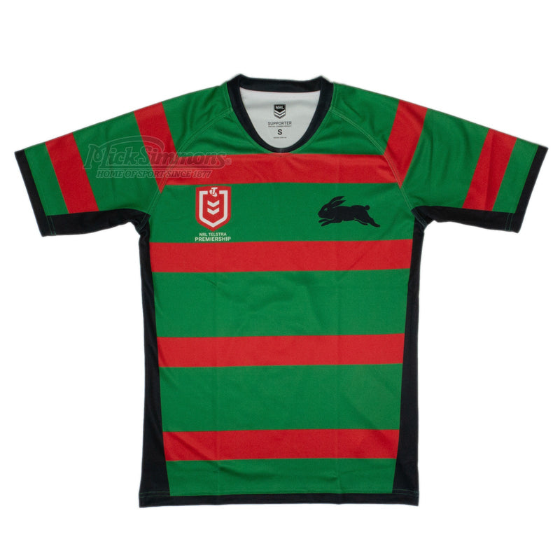 South Sydney Rabbitohs Kids Home Supporter Jersey NRL Rugby League by Burley Sekem - new