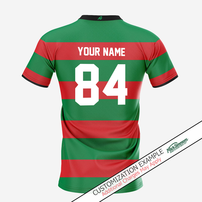 South Sydney Rabbitohs Men's Home Supporter Jersey NRL Rugby League by Burley Sekem - new