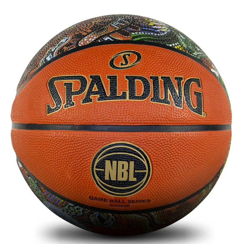 Spalding NBL Indigenous Outdoor Basketball Orange - Size 7 - new