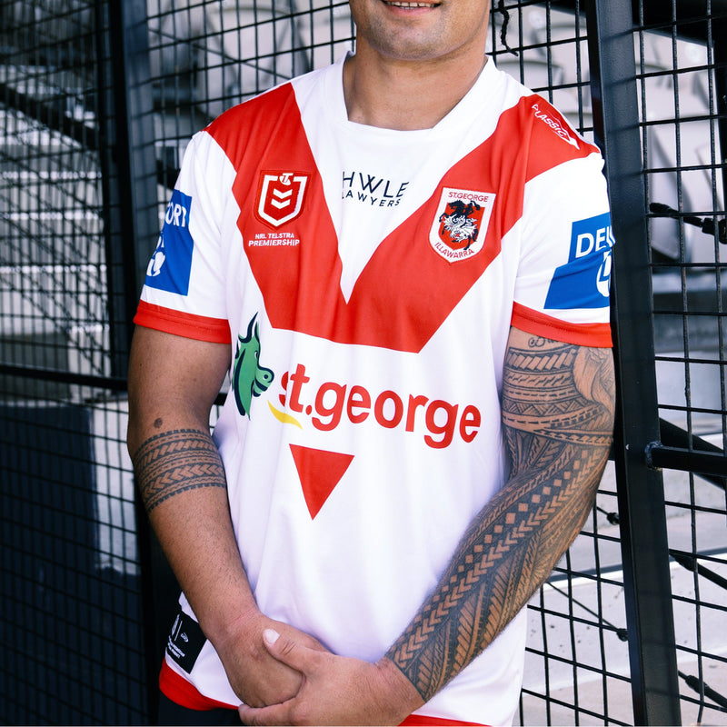 St George Illawarra Dragons 2024 Men's Home Jersey NRL Rugby League by Classic - new