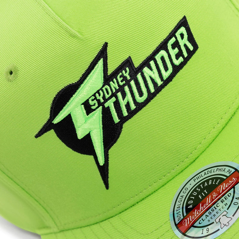 Sydney Thunder Official Adult Replica Snapback Cap Cricket Big Bash League BBL By Mitchell & Ness - new