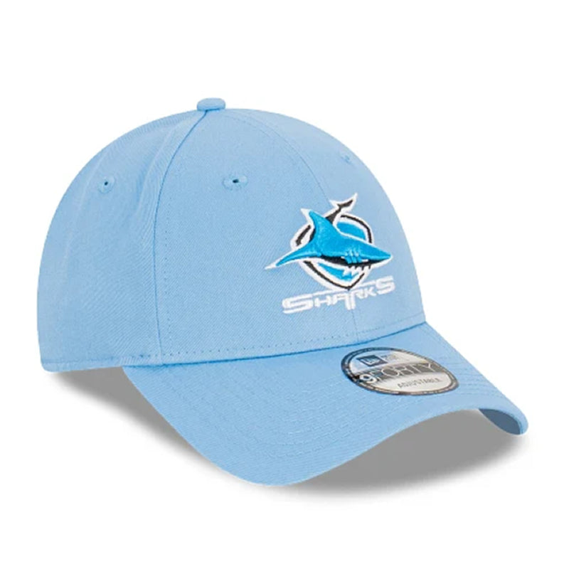 Cronulla Sharks Official NRL 9FORTY Cap Snapback Adjustable By New Era - new