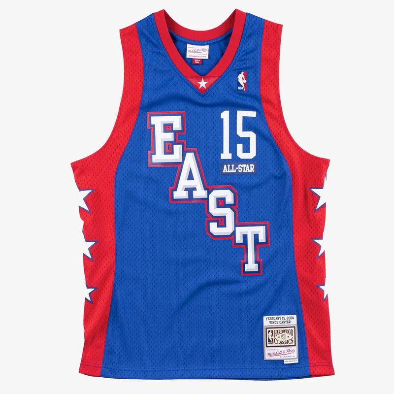 Vince Carter 2004 NBA All Stars Eastern Conference Hardwood Classics Swingman Jersey by Mitchell & Ness - new