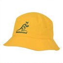 Wallabies Official Gold Twill Bucket Hat Rugby Union by RT Headwear