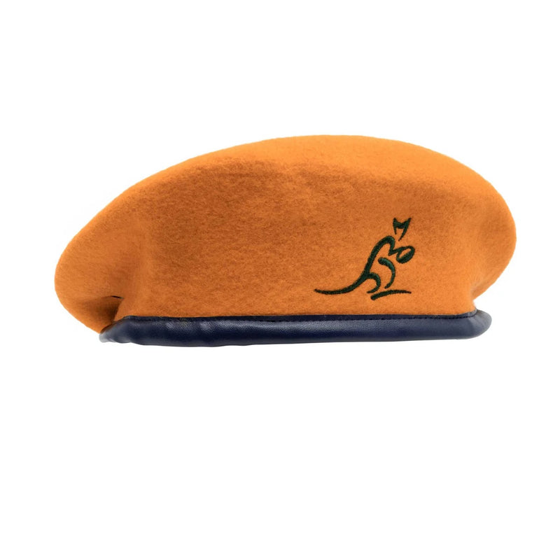 Wallabies Official Gold Beret Adjustable Hat Rugby Union