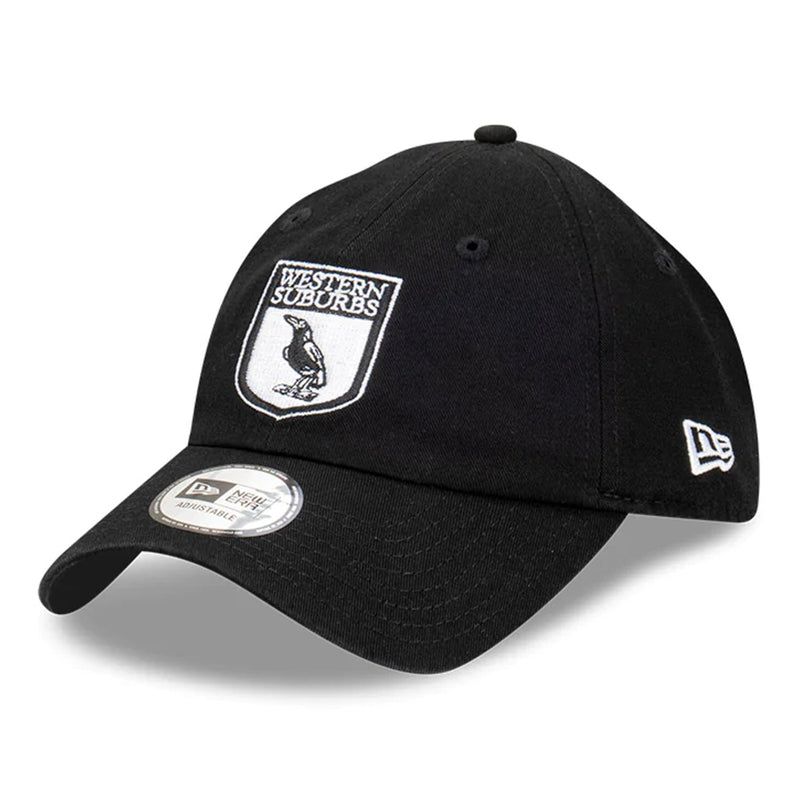 Western Suburbs Magpies Official Team Colours Cap Classic Heritage Retro Snapback NRL Rugby League by New Era - new